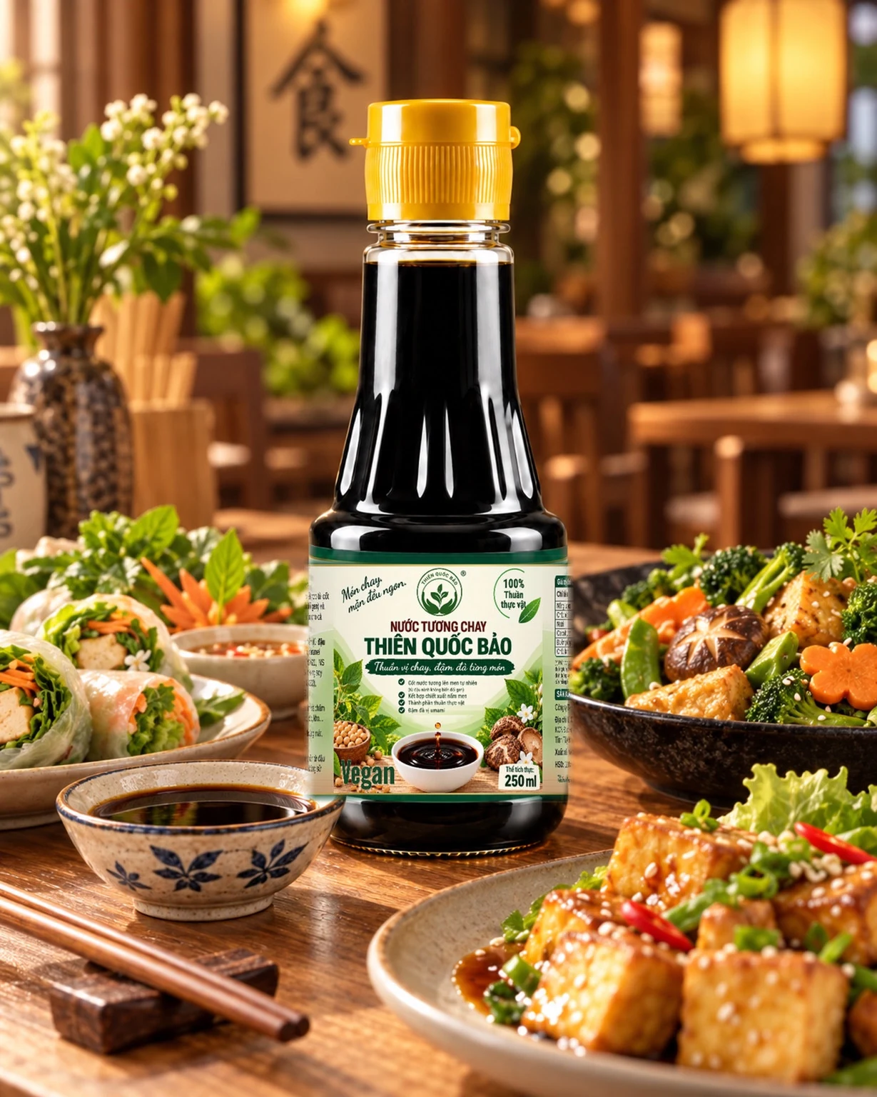 Nước tương chay Thiên Quốc Bảo 250 ml