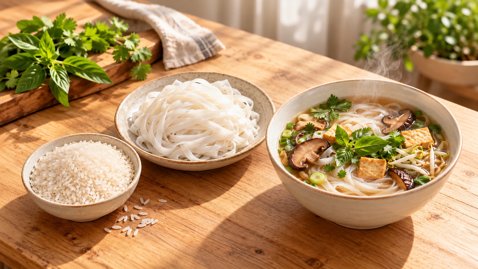 Hạt gạo và ký ức trong một bát phở